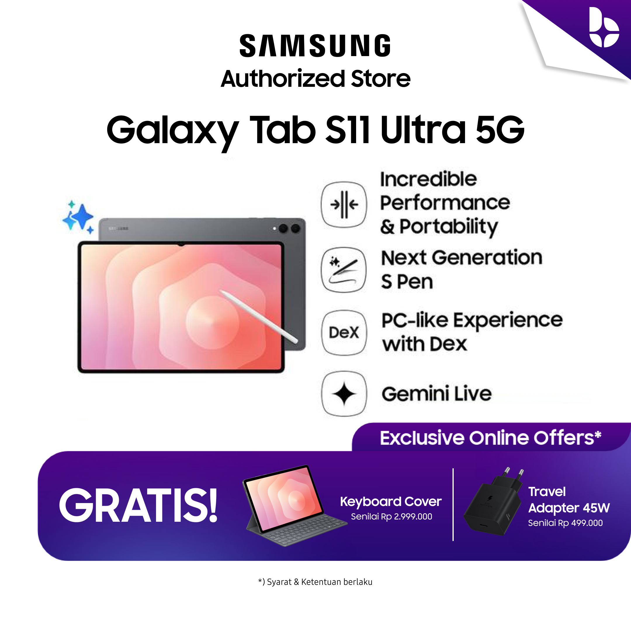 Galaxy Tab S11 Ultra Samsung Galaxy Tab S11 Ultra - Image 1