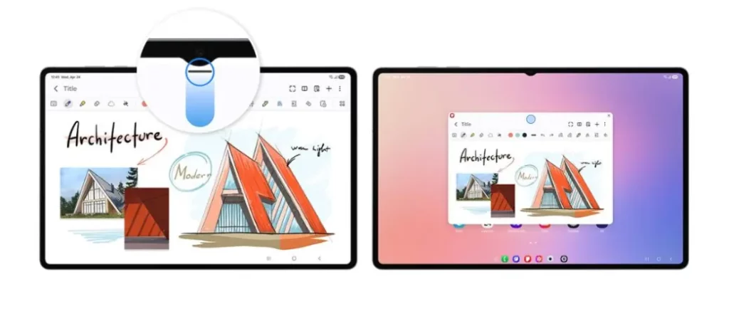 Contoh penggunaan fitur Samsung DeX