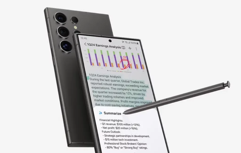 Contoh penggunaan fitur AI Agent Samsung