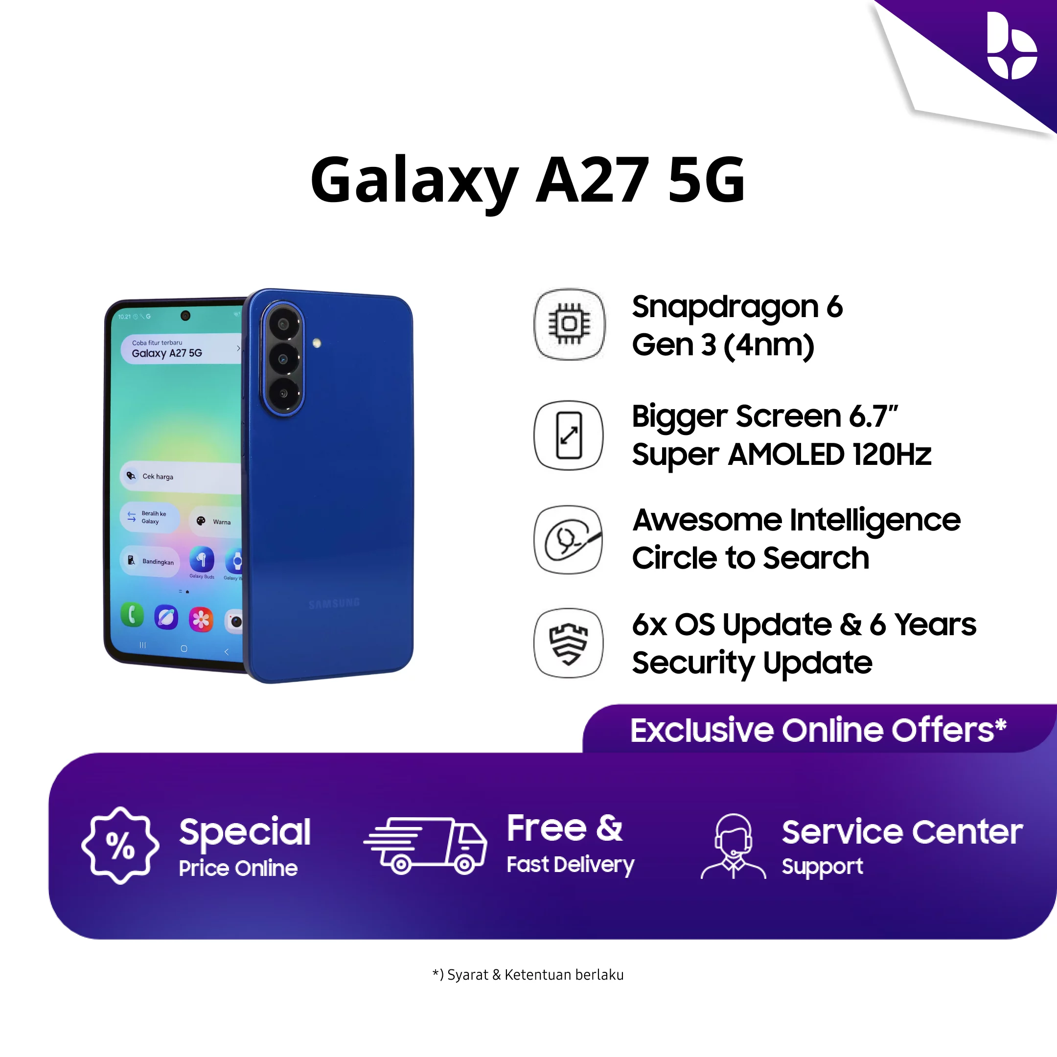 Galaxy A27 Samsung Galaxy A27 8/256GB - Image 1